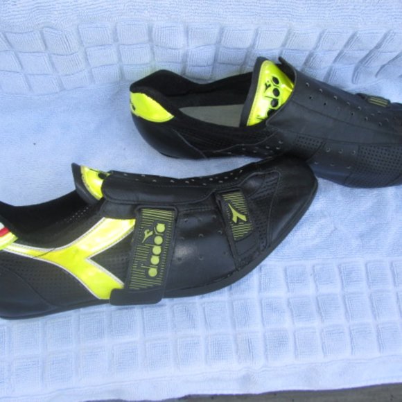 Vintage Shoes Made Italy Diadora Mens Cycling Shoes Time Cleats